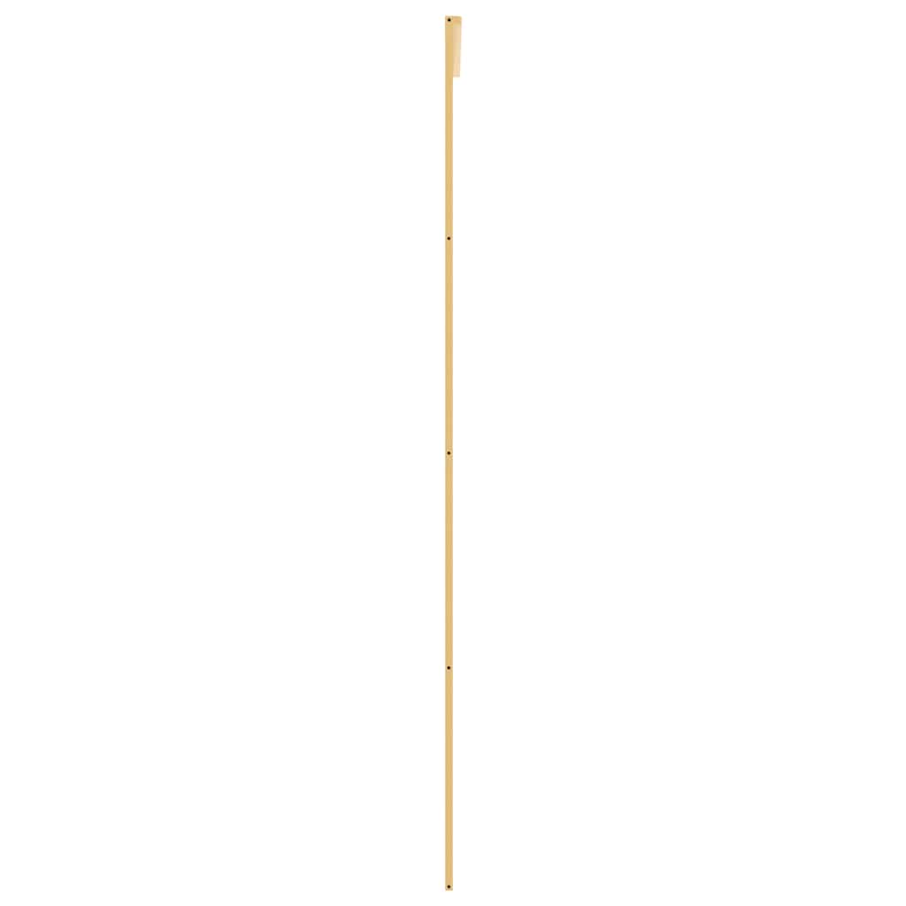 Kulta liukuovi Macrid 102,5x205cm (himmeä esg-lasi ja alumiini)