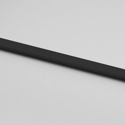 Musta liukuovi Vanzeti 102,5x205cm (karkaistu lasi ja alumiini)