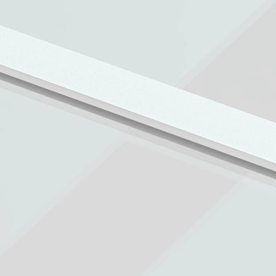 Valkoinen liukuovi Vanzeti 102,5x205cm (karkaistu lasi ja alumiini)