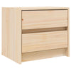 Yöpöydät 2 kpl 40x31x35,5 cm täysi mänty