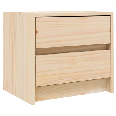 Yöpöydät 2 kpl 40x31x35,5 cm täysi mänty