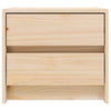 Yöpöydät 2 kpl 40x31x35,5 cm täysi mänty