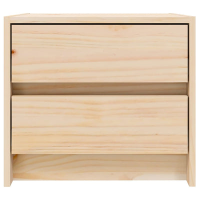 Yöpöydät 2 kpl 40x31x35,5 cm täysi mänty