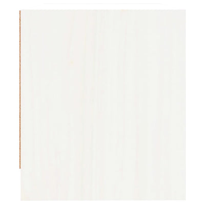 Yöpöydät 2 kpl valkoinen 40x31x35,5 cm täysi mänty