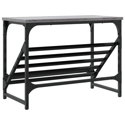 Kenkäteline harmaa Sonoma 60x30x45 cm tekninen puu