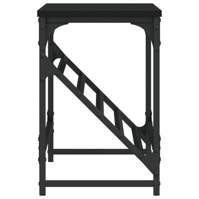 Kenkäteline musta 90x30x45 cm tekninen puu