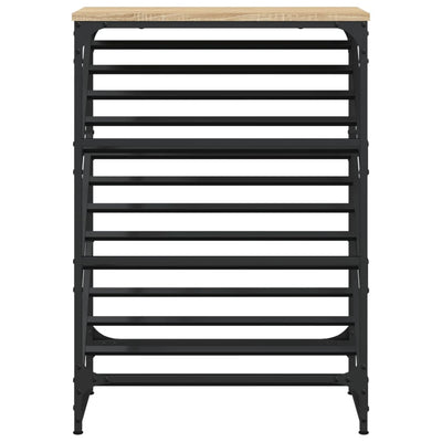 Kenkäteline Sonoma-tammi 60x30x85 cm tekninen puu