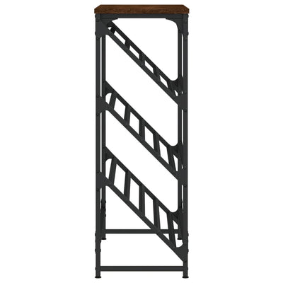 Kenkäteline ruskea tammi 90x30x85 cm tekninen puu