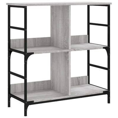 Kirjahylly harmaa Sonoma 78,5x33x82 cm tekninen puu