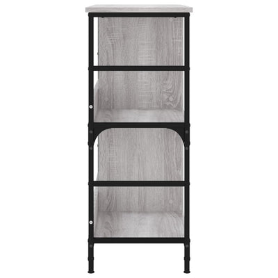 Kirjahylly harmaa Sonoma 78,5x33x82 cm tekninen puu