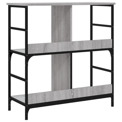 Kirjahylly harmaa Sonoma 78,5x33x82 cm tekninen puu
