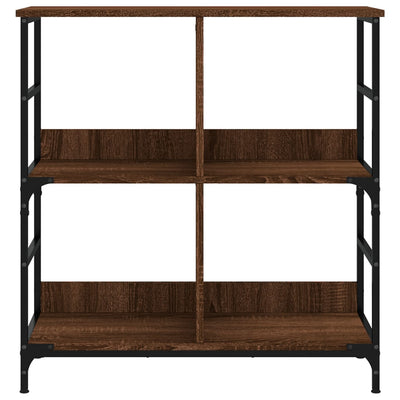 Kirjahylly ruskea tammi 78,5x33x82 cm tekninen puu