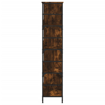 Kirjahylly savutammi 78,5x33x153 cm tekninen puu