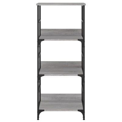 Kirjahylly harmaa Sonoma 50x33x117,5 cm tekninen puu