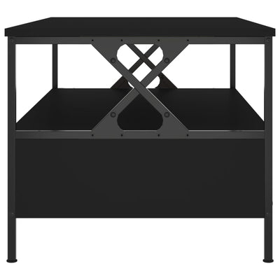 Sohvapöytä musta 100x51x45 cm tekninen puu