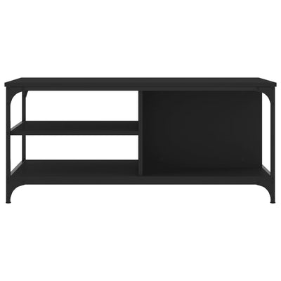 Sohvapöytä musta 100x50x45 cm tekninen puu