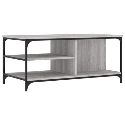 Sohvapöytä harmaa Sonoma 100x50x45 cm tekninen puu