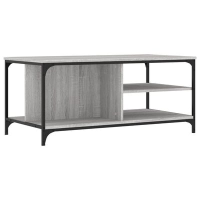 Sohvapöytä harmaa Sonoma 100x50x45 cm tekninen puu