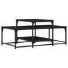 Musta sohvapöytä Lakesha 102x60x45cm (puinen)