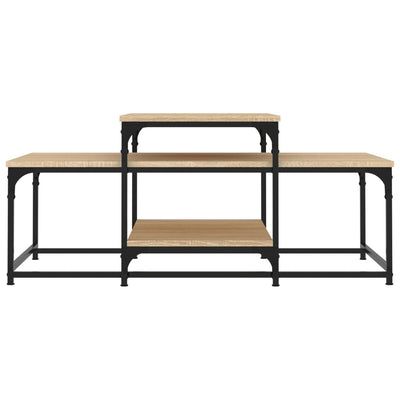 Sohvapöytä Sonoma-tammi 102x60x45 cm tekninen puu