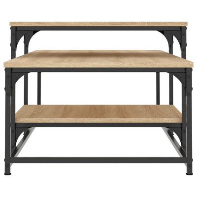 Sohvapöytä Sonoma-tammi 102x60x45 cm tekninen puu