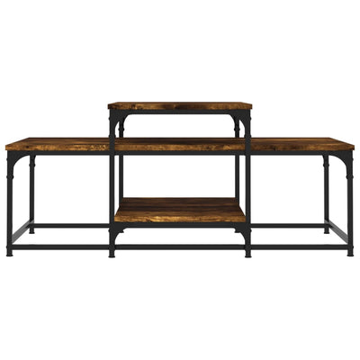 Sohvapöytä savutammi 102x60x45 cm tekninen puu