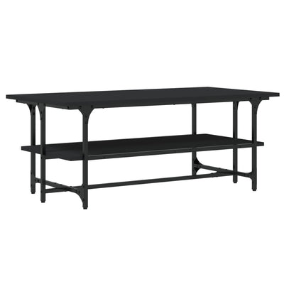 Sohvapöytä musta 100x50x40 cm tekninen puu