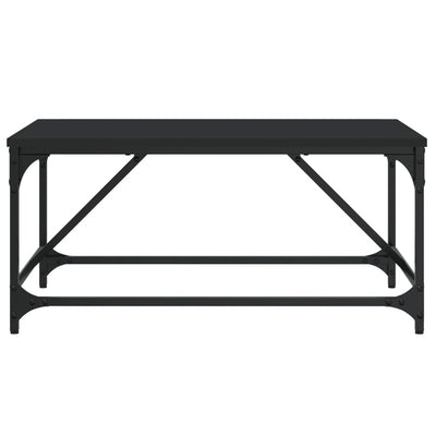Sohvapöytä musta 75x50x35 cm tekninen puu