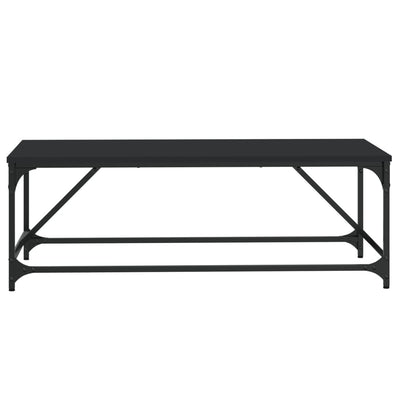 Sohvapöytä musta 100x50x35 cm tekninen puu