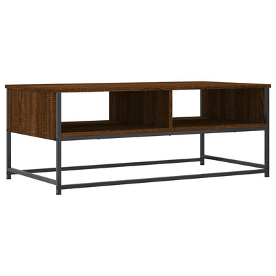 Sohvapöytä ruskea tammi 100x51x40 cm tekninen puu