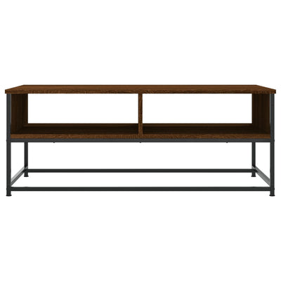 Sohvapöytä ruskea tammi 100x51x40 cm tekninen puu