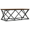 Sohvapöytä ruskea tammi 100x49x40 cm tekninen puu