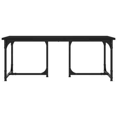 Sohvapöytä musta 90x50x35 cm tekninen puu