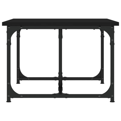 Sohvapöytä musta 90x50x35 cm tekninen puu