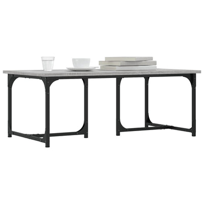 Sohvapöytä harmaa Sonoma 90x50x35 cm tekninen puu