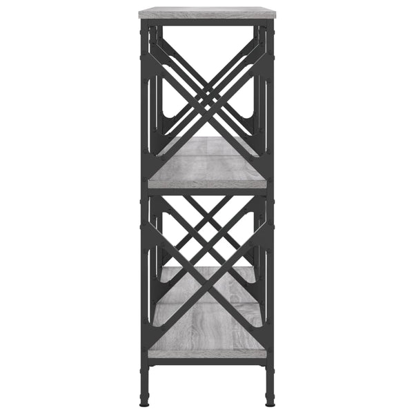 Konsolipöytä harmaa Sonoma 100x28x80,5 cm tekninen puu