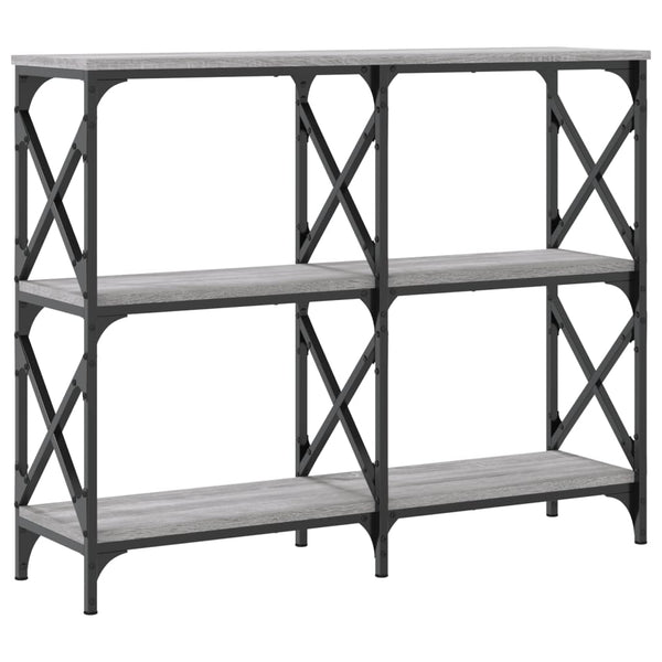 Konsolipöytä harmaa Sonoma 100x28x80,5 cm tekninen puu
