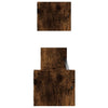 Seinähyllyt tangoilla 2 kpl savutammi 80x16x14 cm