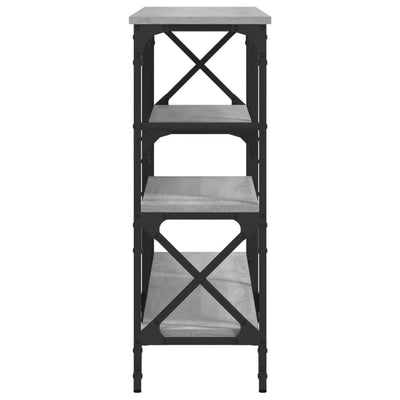 Harmaa konsolipöytä Leny 150x29x76,5cm (puinen)