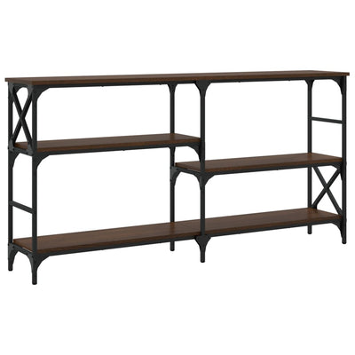 Ruskea konsolipöytä Leny 150x29x76,5cm (puinen)