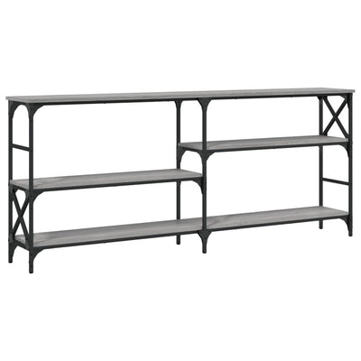 Harmaa konsolipöytä Leny 180x29x76,5cm (puinen)