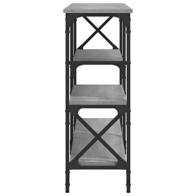 Harmaa konsolipöytä Leny 180x29x76,5cm (puinen)