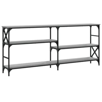 Harmaa konsolipöytä Leny 180x29x76,5cm (puinen)