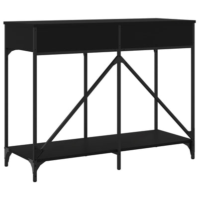 Konsolipöytä musta 100x39x78,5 cm tekninen puu