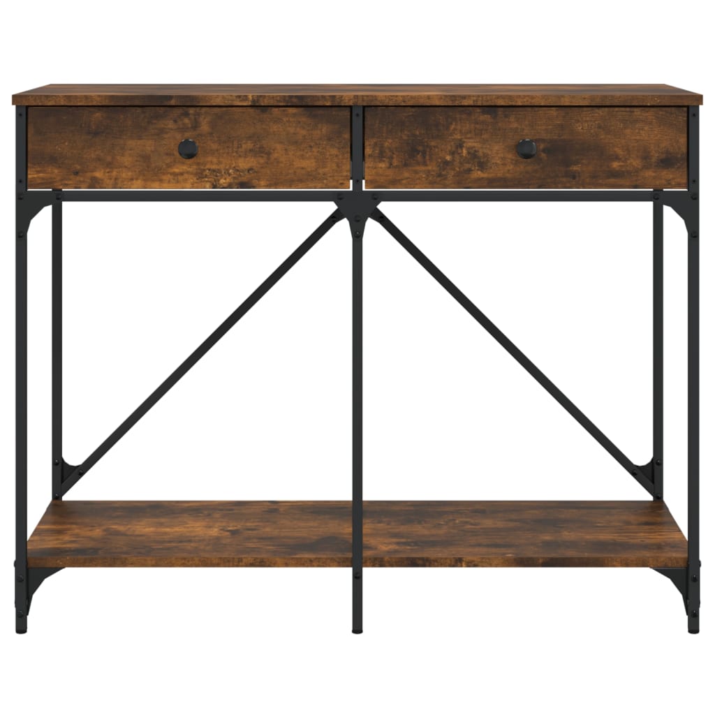 Konsolipöytä savutammi 100x39x78,5 cm tekninen puu