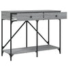 Konsolipöytä harmaa Sonoma 100x39x78,5 cm tekninen puu