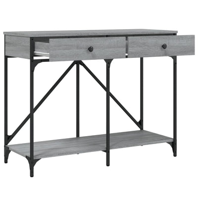 Konsolipöytä harmaa Sonoma 100x39x78,5 cm tekninen puu