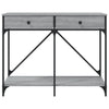 Konsolipöytä harmaa Sonoma 100x39x78,5 cm tekninen puu