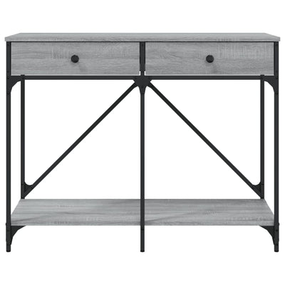 Konsolipöytä harmaa Sonoma 100x39x78,5 cm tekninen puu