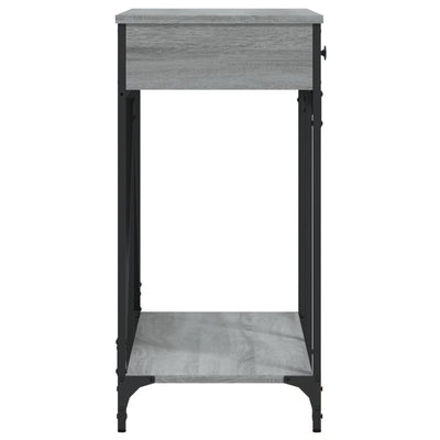 Konsolipöytä harmaa Sonoma 100x39x78,5 cm tekninen puu